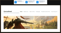 Desktop Screenshot of gamesread.com